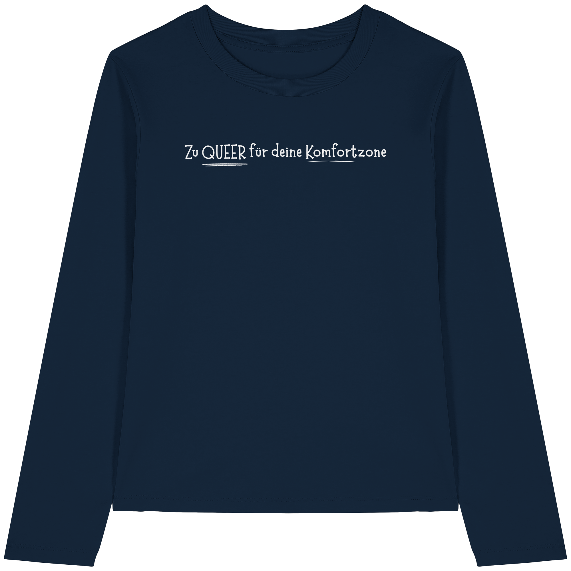 Zu Queer für deine Komfortzone - Womens Organic Longsleeve T-Shirt