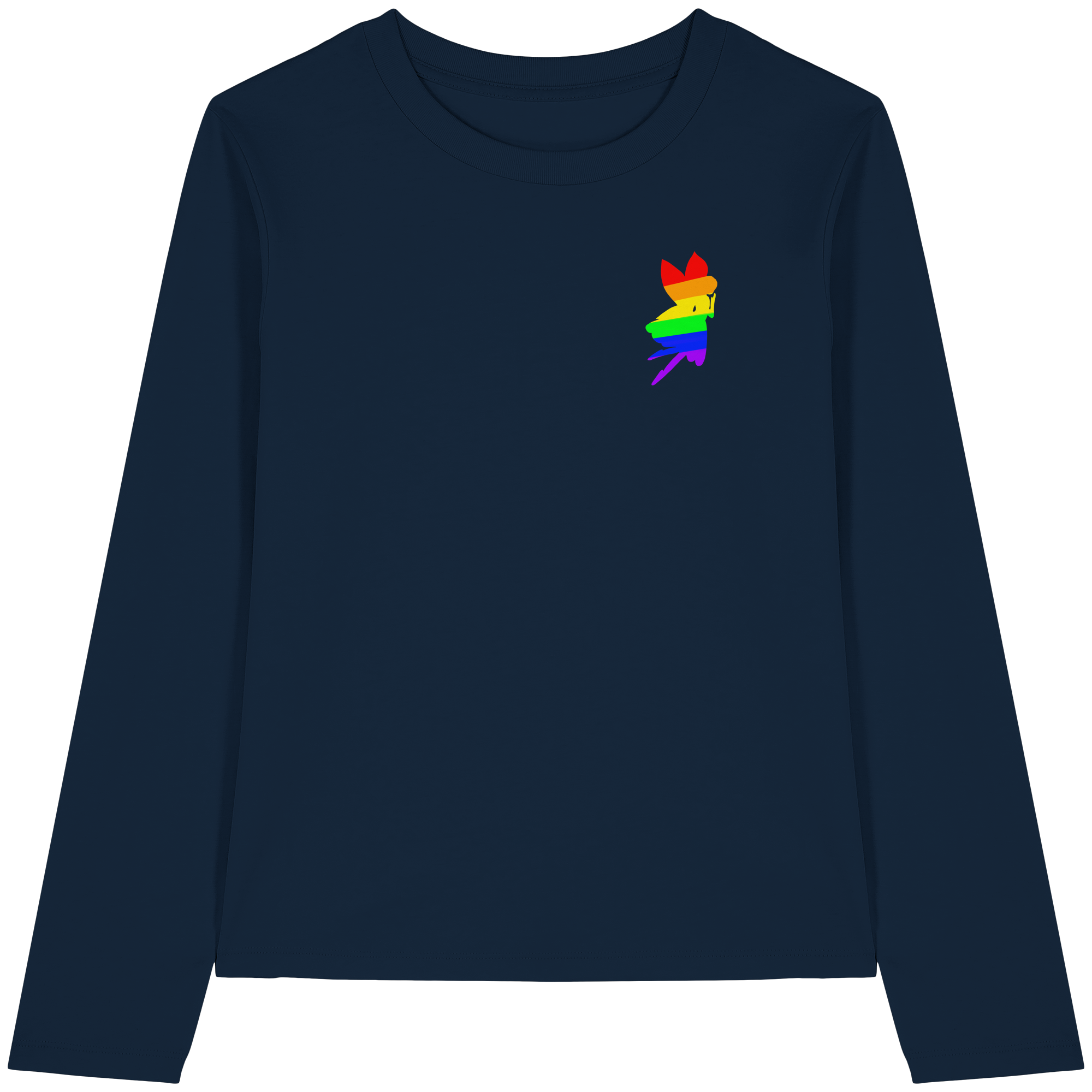 Regenbogen Fee - Womens Organic Longsleeve T-Shirt