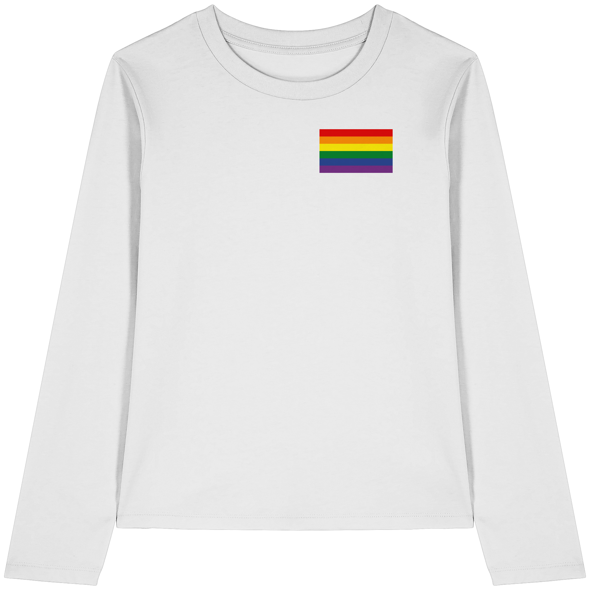 Regenbogen Pride Flag - Womens Organic Longsleeve T-Shirt