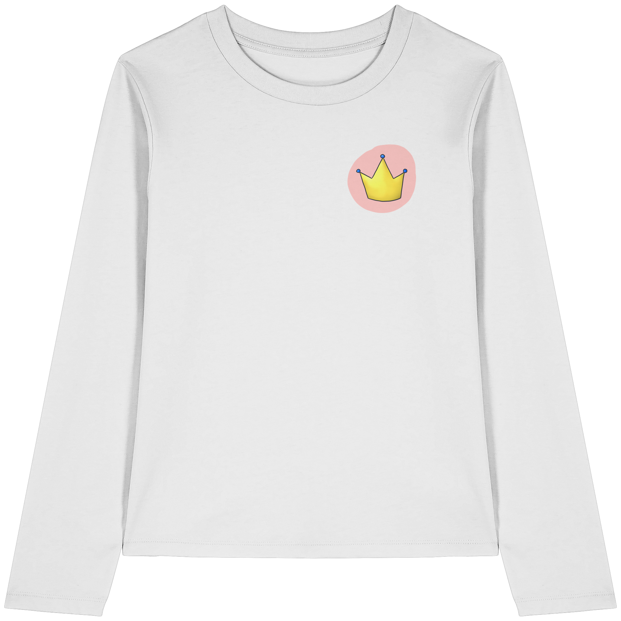 Survivor Queens Logo "Pink Bubble Edition" - Womens Organic Longsleeve T-Shirt