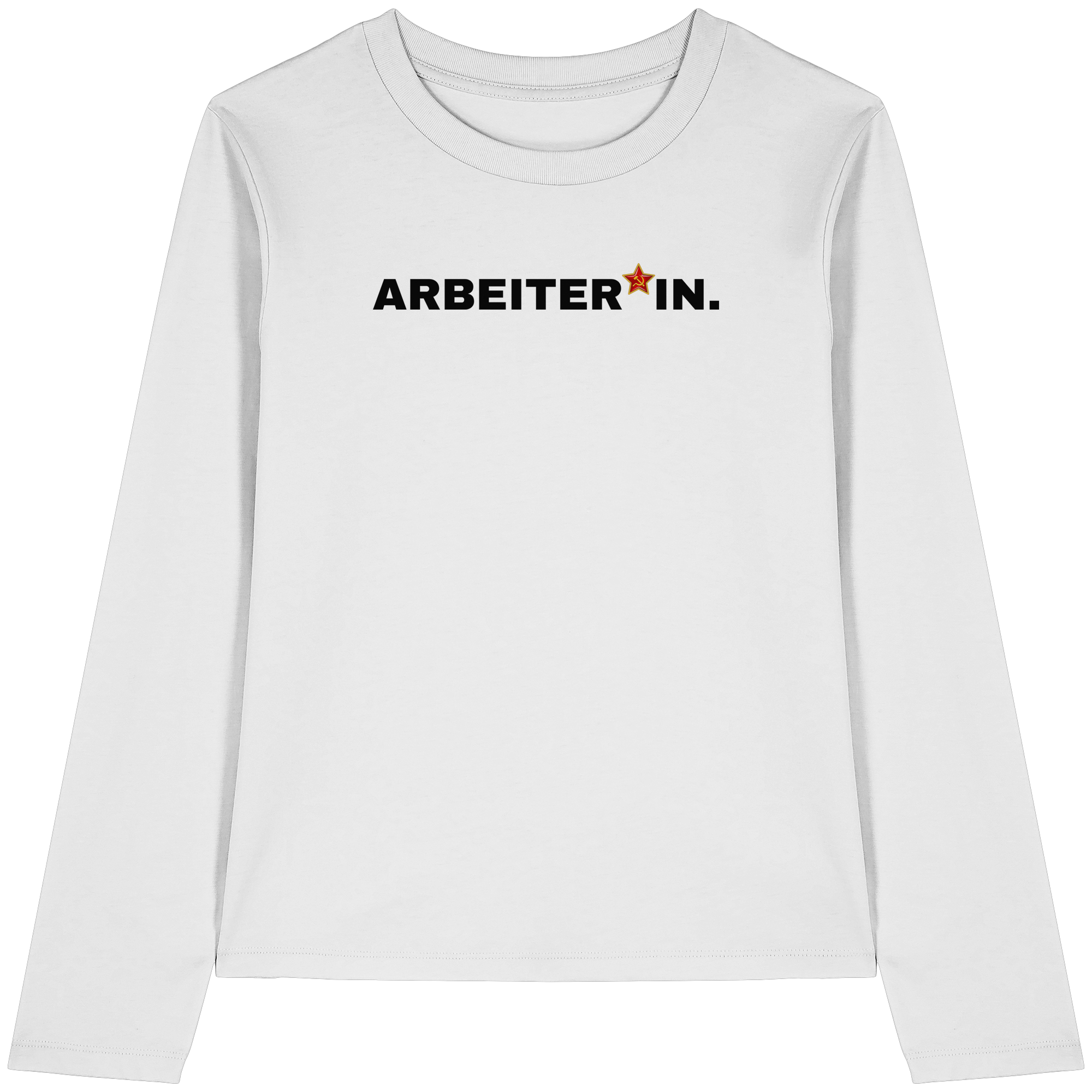 ARBEITER*IN. "Plain Work Edition" - Womens Organic Longsleeve T-Shirt