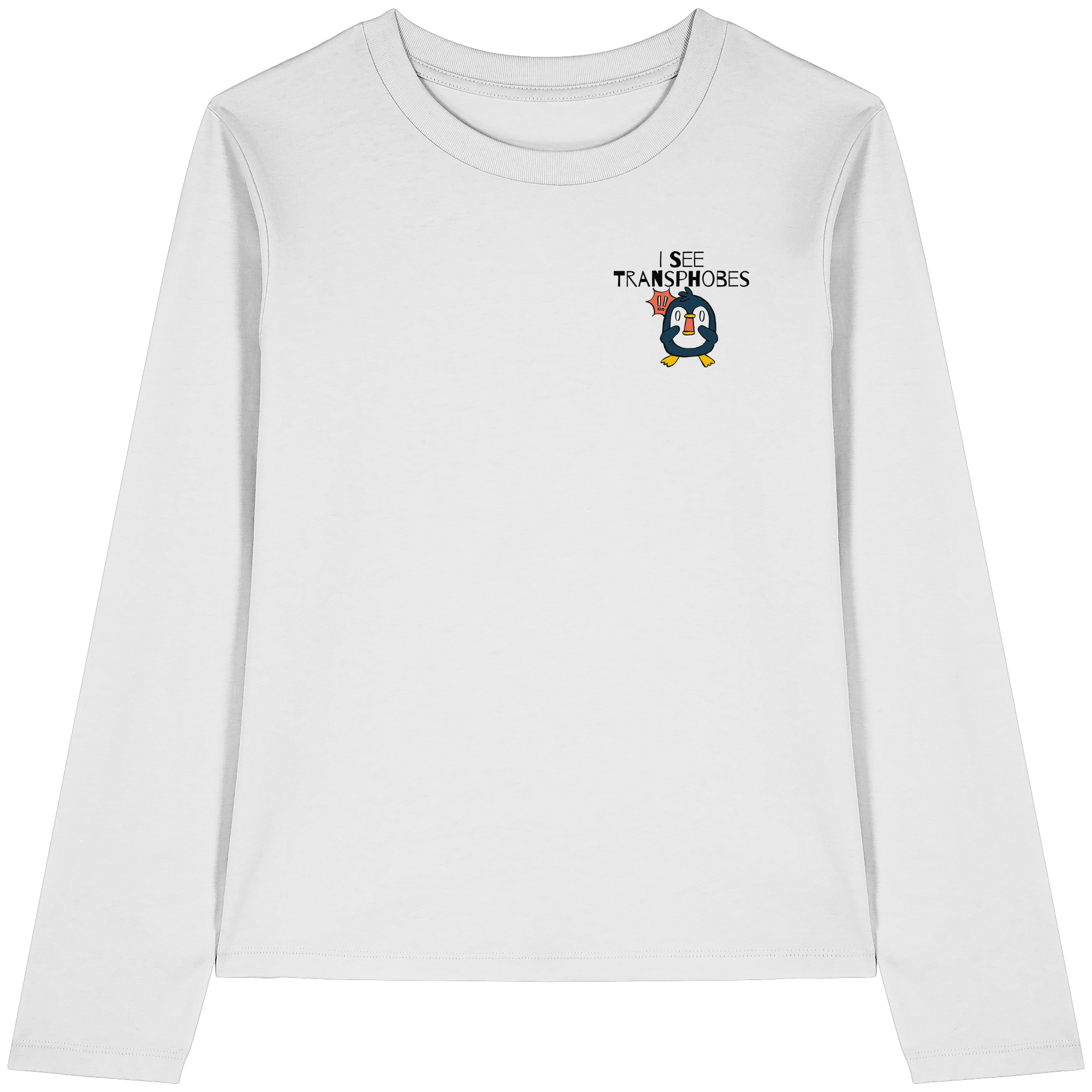 I see Transphobes - Womens Organic Longsleeve T-Shirt