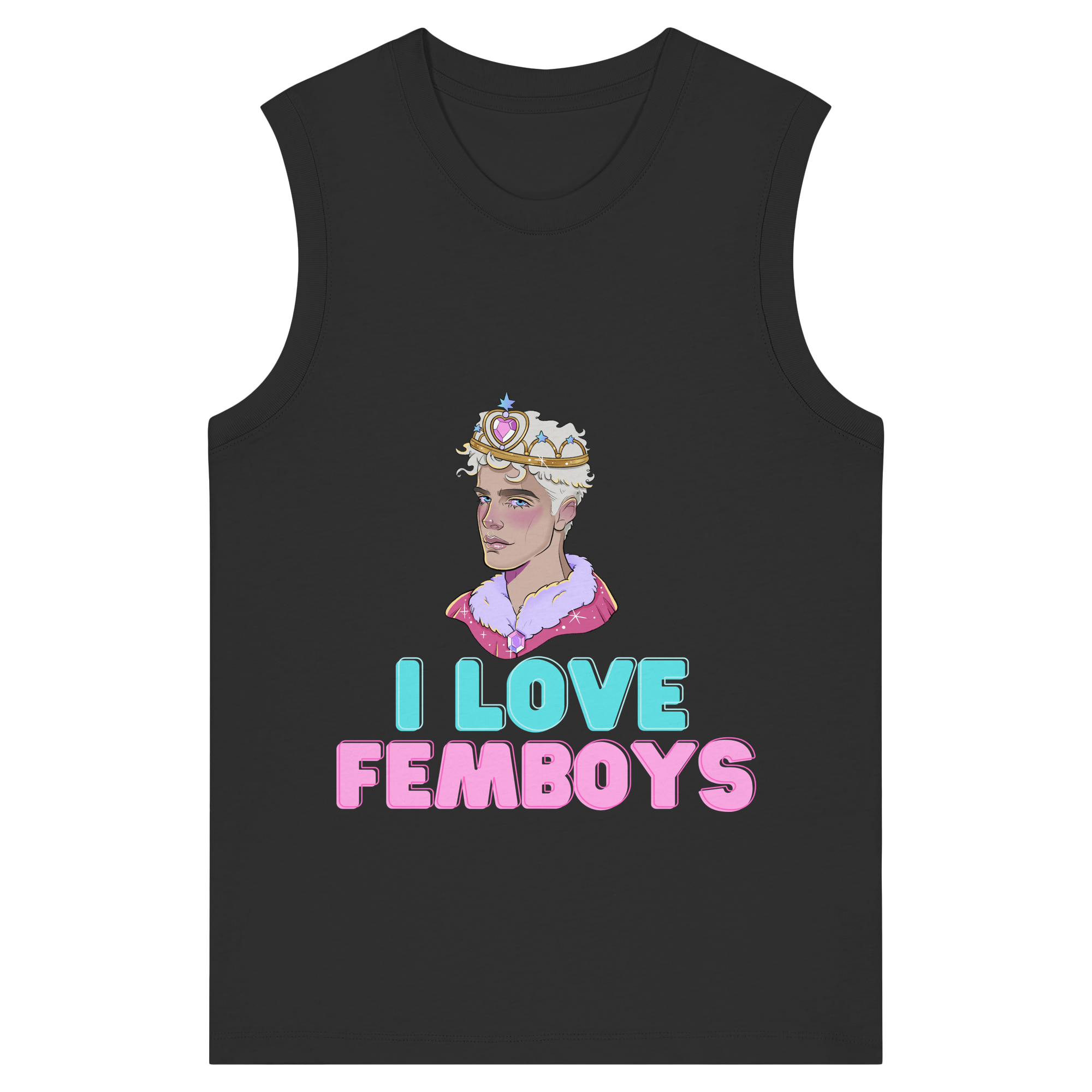 I Love Femboys "Royal Blush Edition" - Womens Organic Tank Top