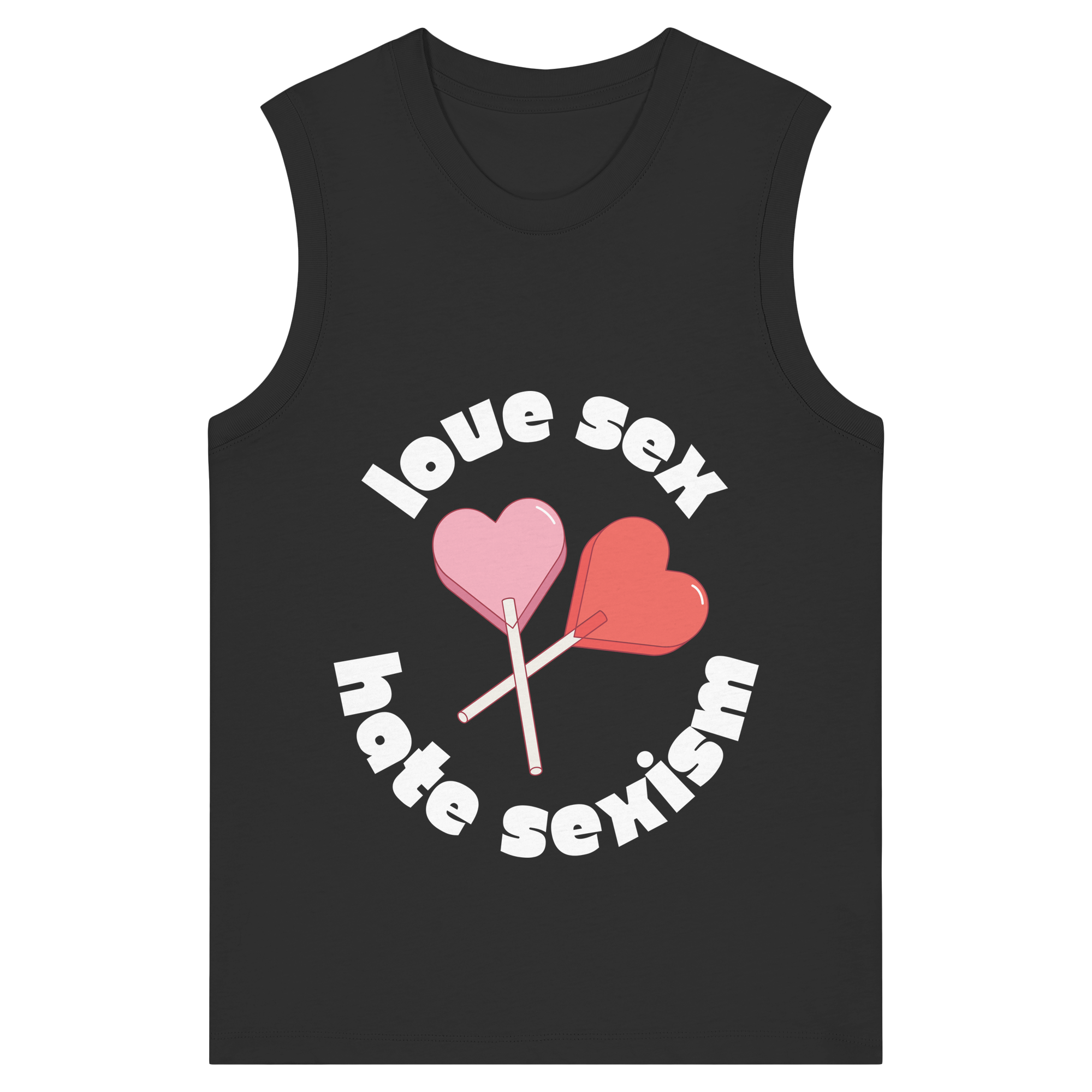 Love Sex Hate Sexism - Womens Organic Tank Top