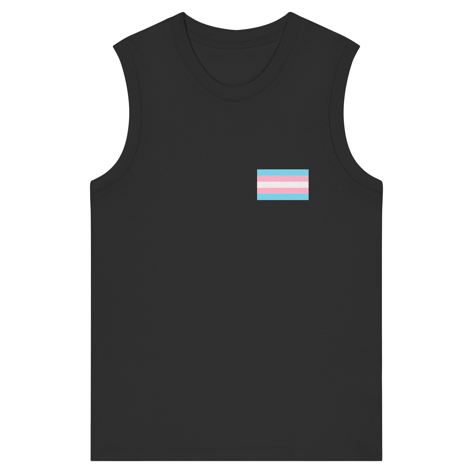 Trans Pride Flag - Womens Organic Tank Top