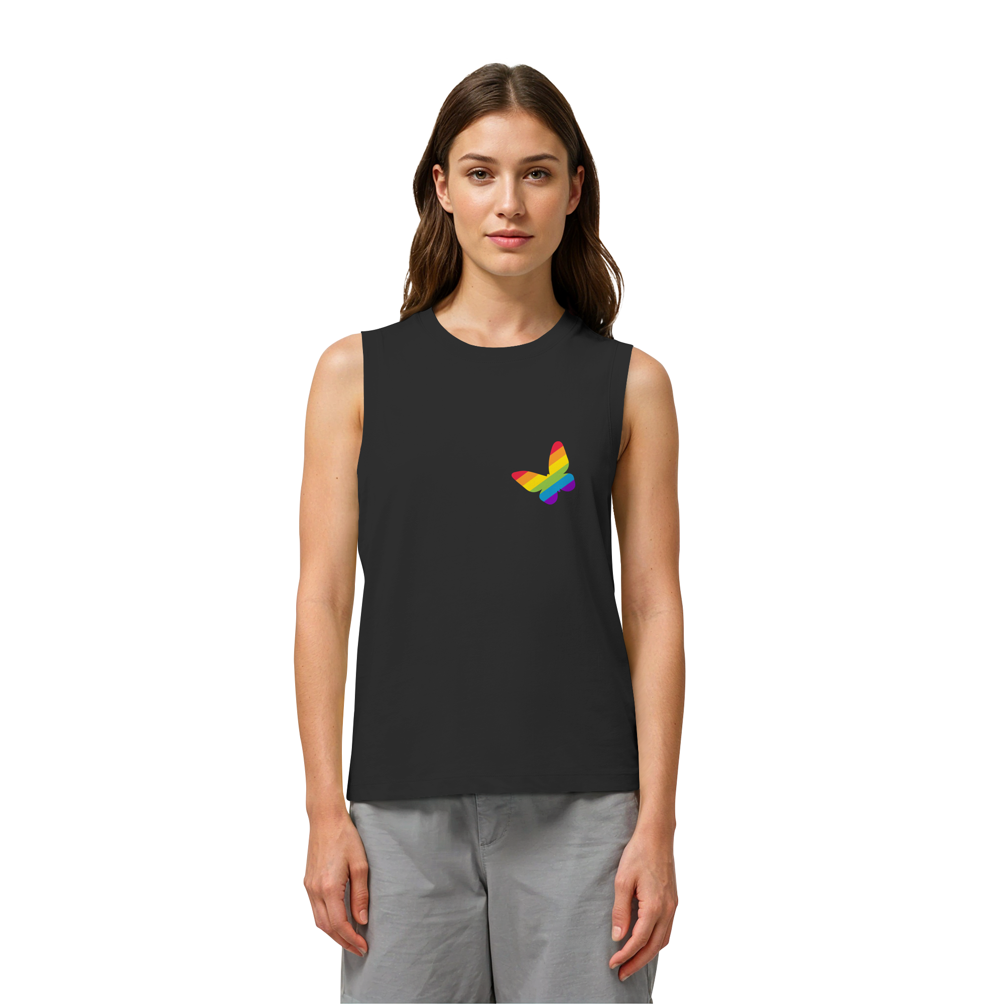 Regenbogen Schmetterling - Womens Organic Tank Top