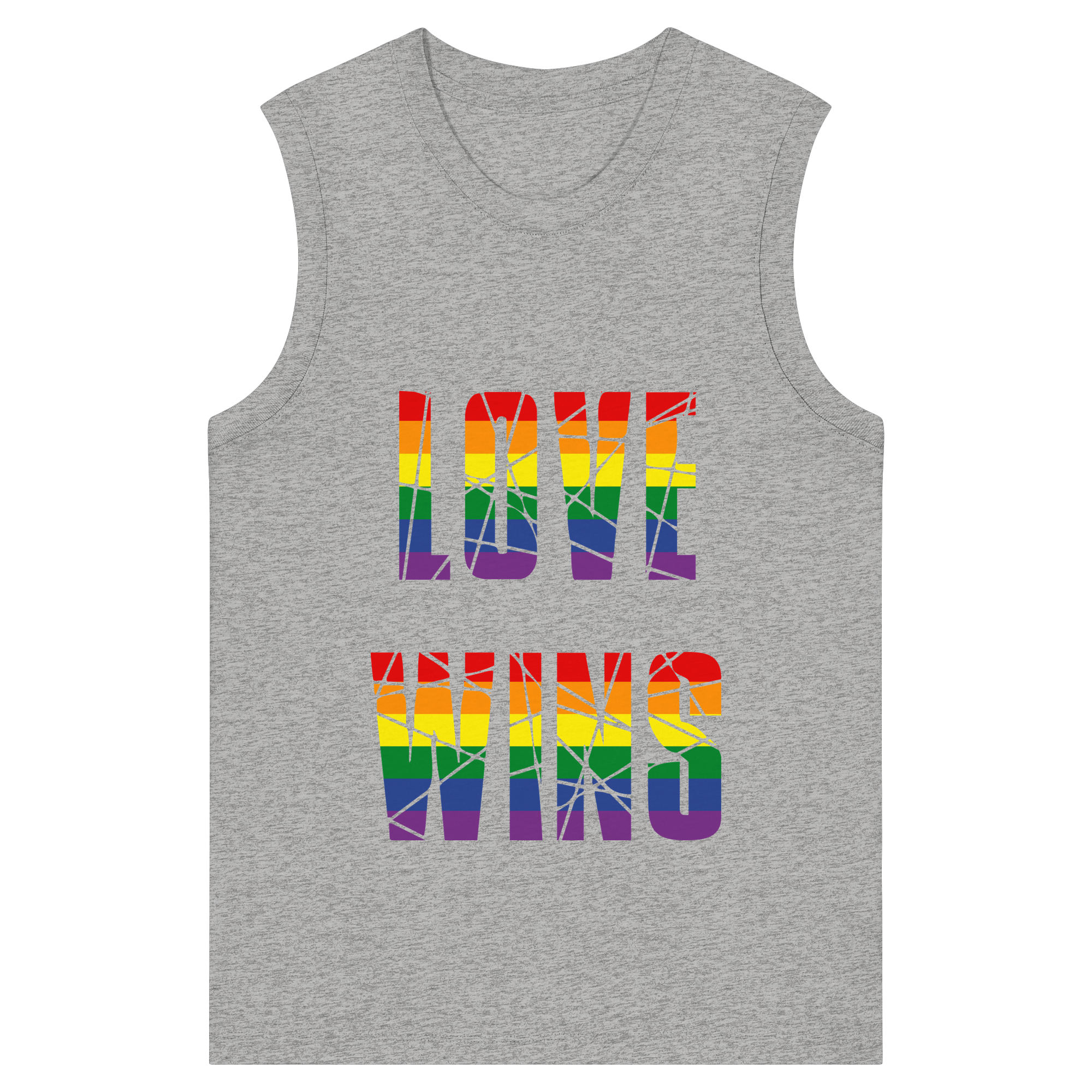LOVE WINS in Regenbogen Farben - Womens Organic Tank Top
