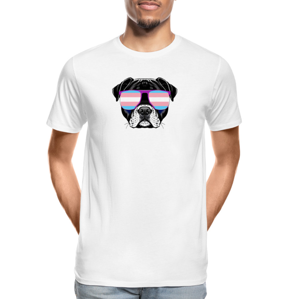 Trans Doggo "Männer" T-Shirt - weiß
