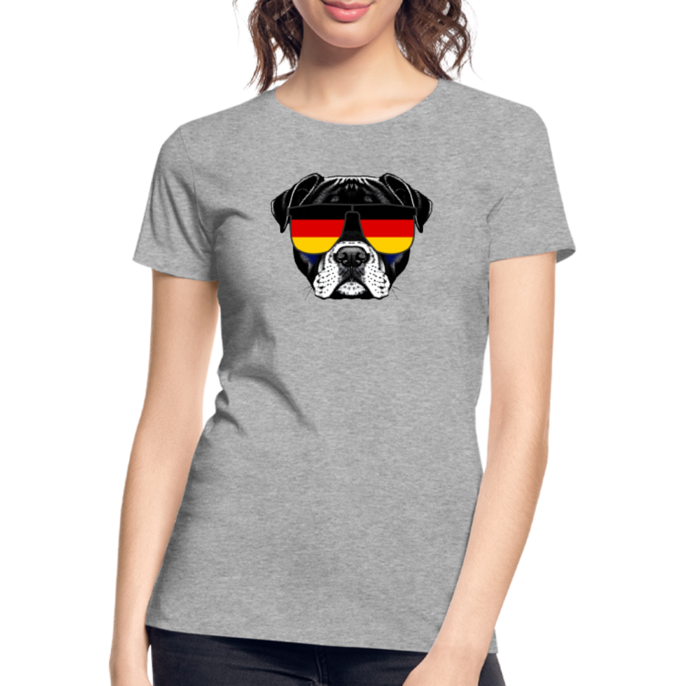 Deutschland Doggo "Frauen" T-Shirt - Grau meliert