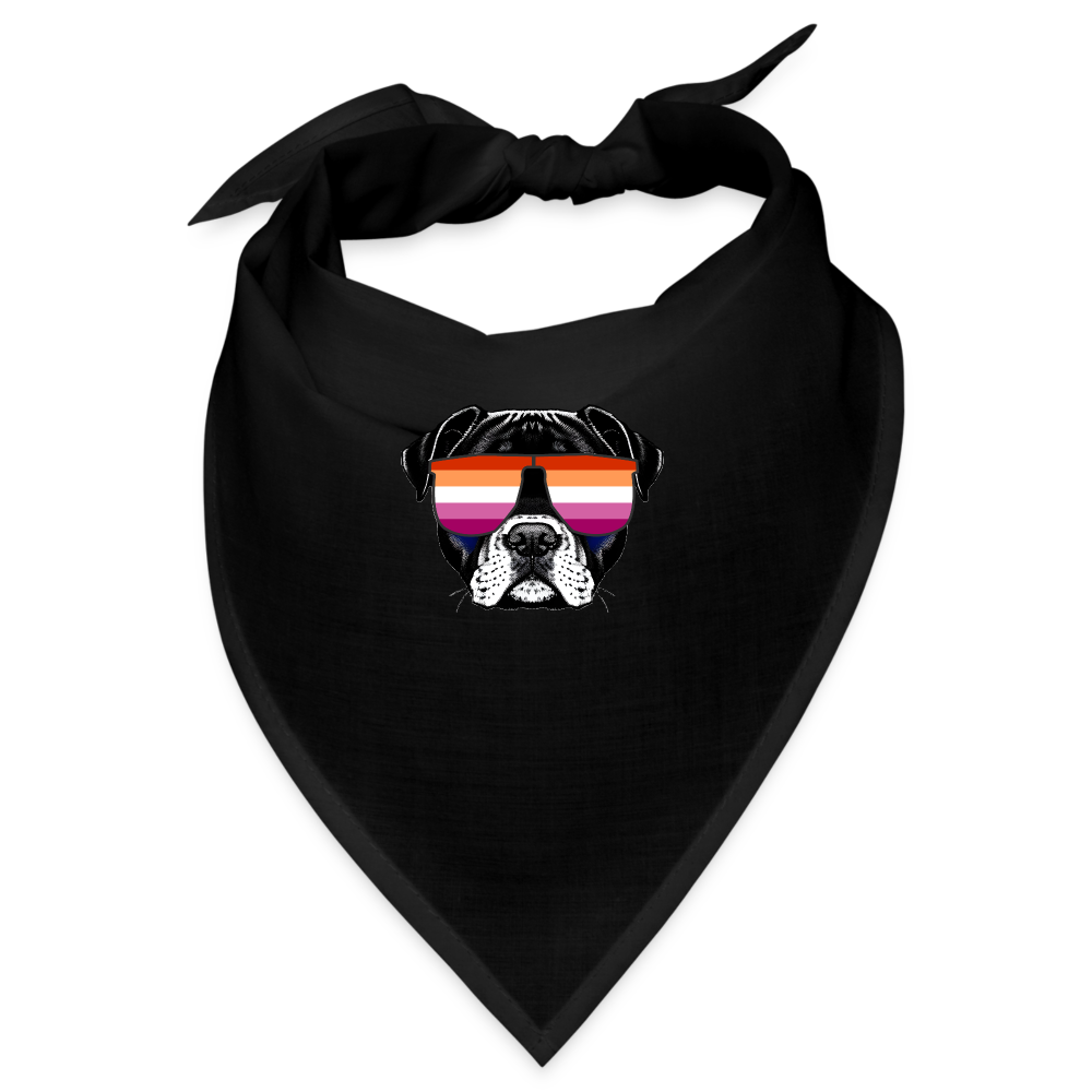 Lesbian Doggo Bandana - Schwarz