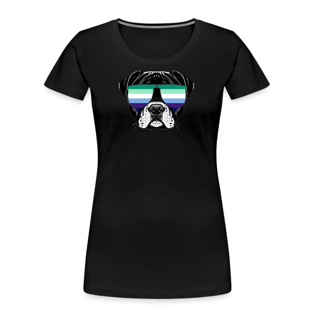Gay Doggo "Frauen" T-Shirt - Schwarz