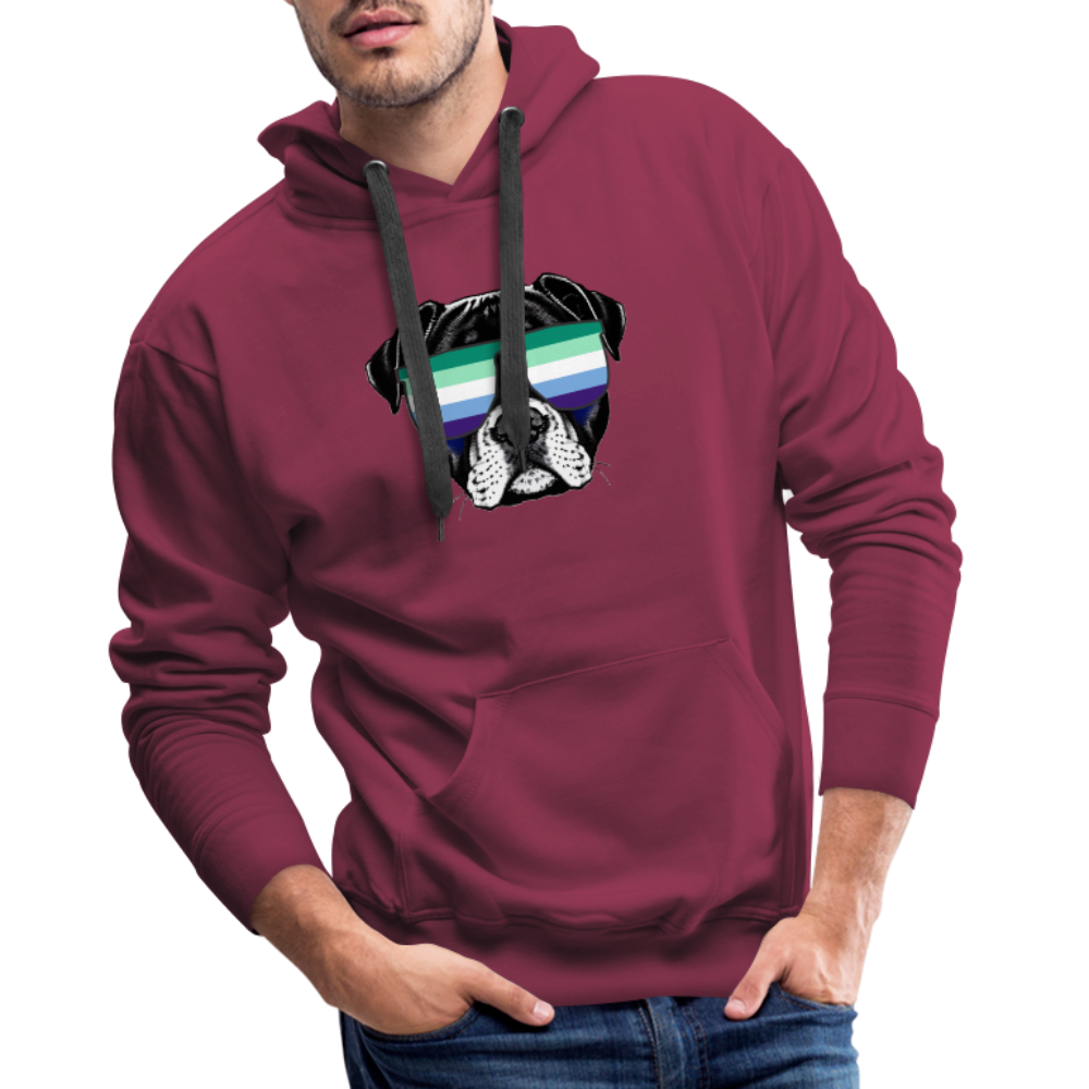 Gay Doggo "Männer" Hoodie - Bordeaux