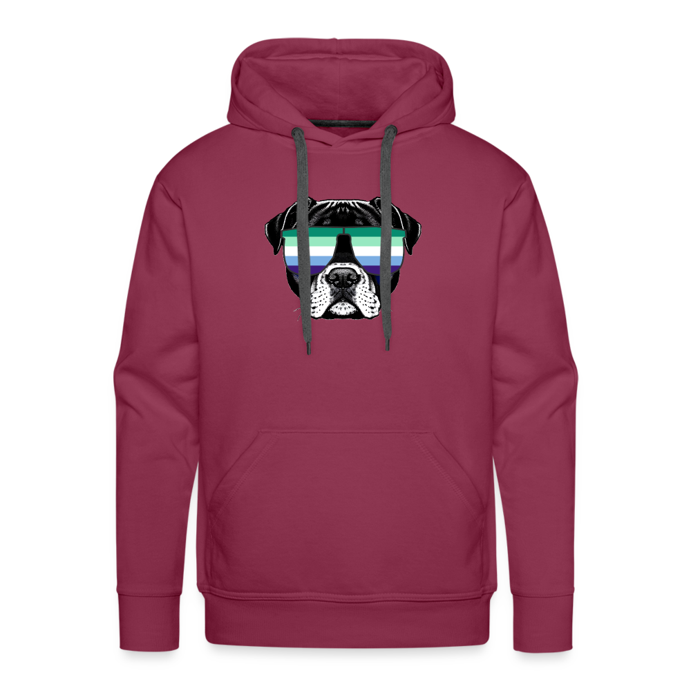 Gay Doggo "Männer" Hoodie - Bordeaux