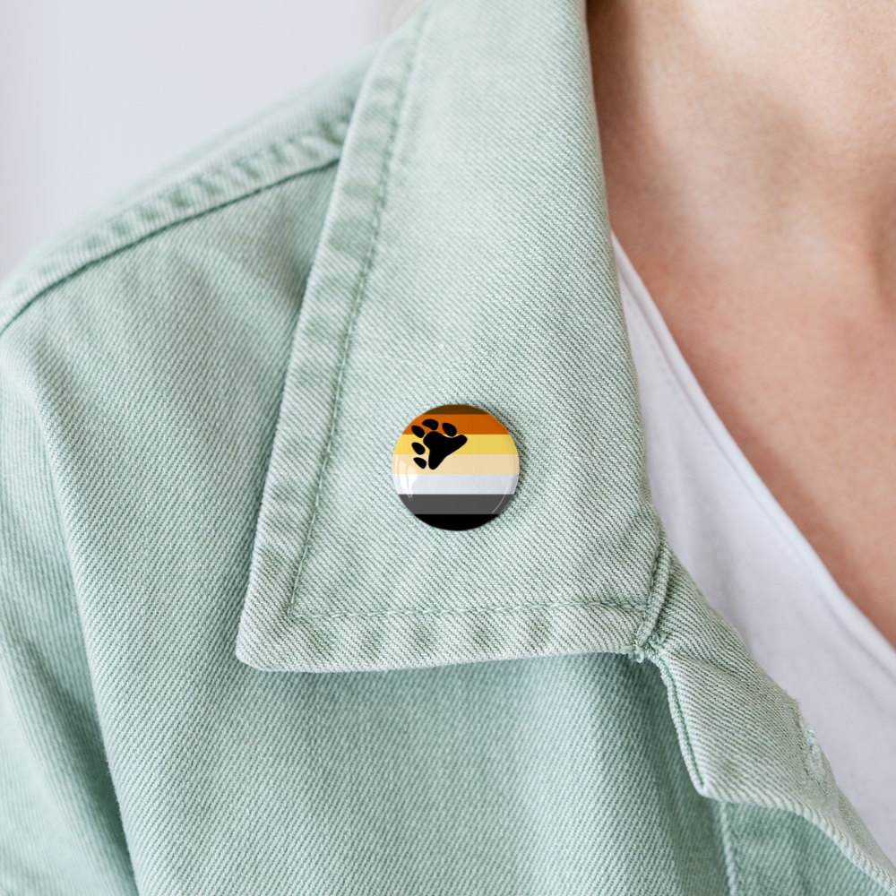 Bären Flagge Buttons klein 5x - weiß