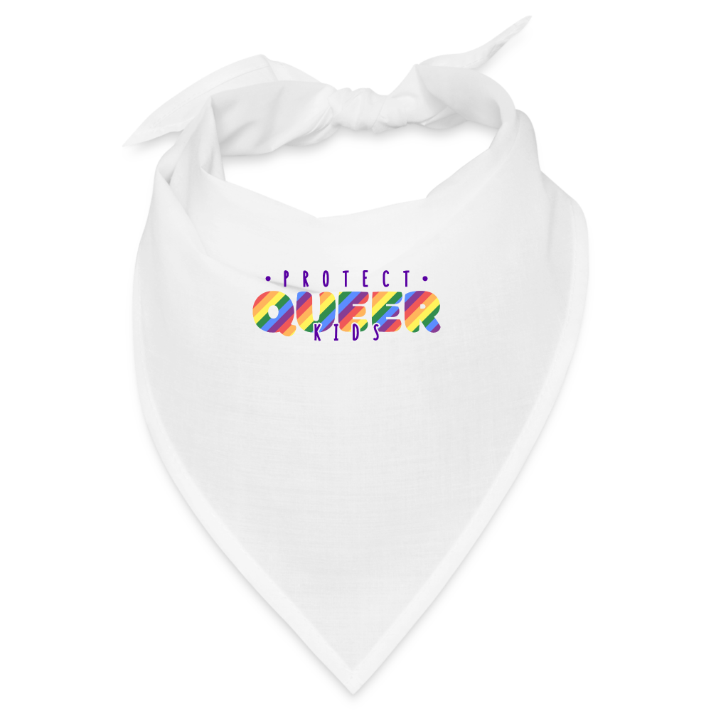 Protect Queer Kids Bandana - weiß