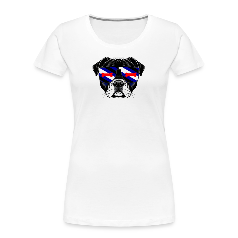 Pupplay Doggo "Frauen" T-Shirt - weiß