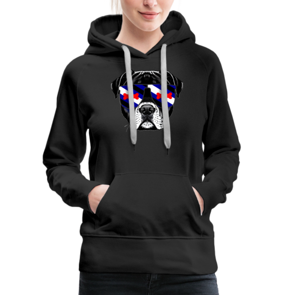 Pupplay Doggo "Frauen" Hoodie - Schwarz