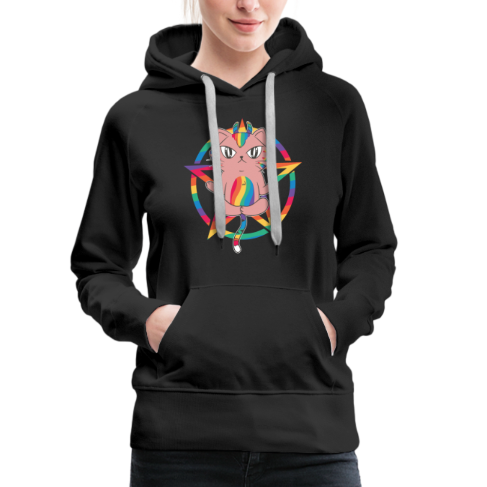 Pentacat "Frauen" Hoodie - Schwarz