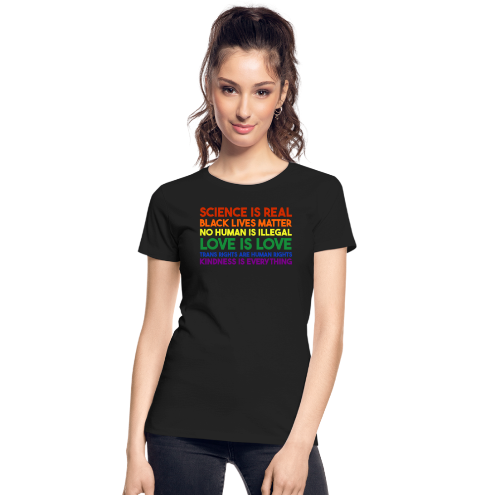 Kindness is Everything "Frauen" T-Shirt - Schwarz