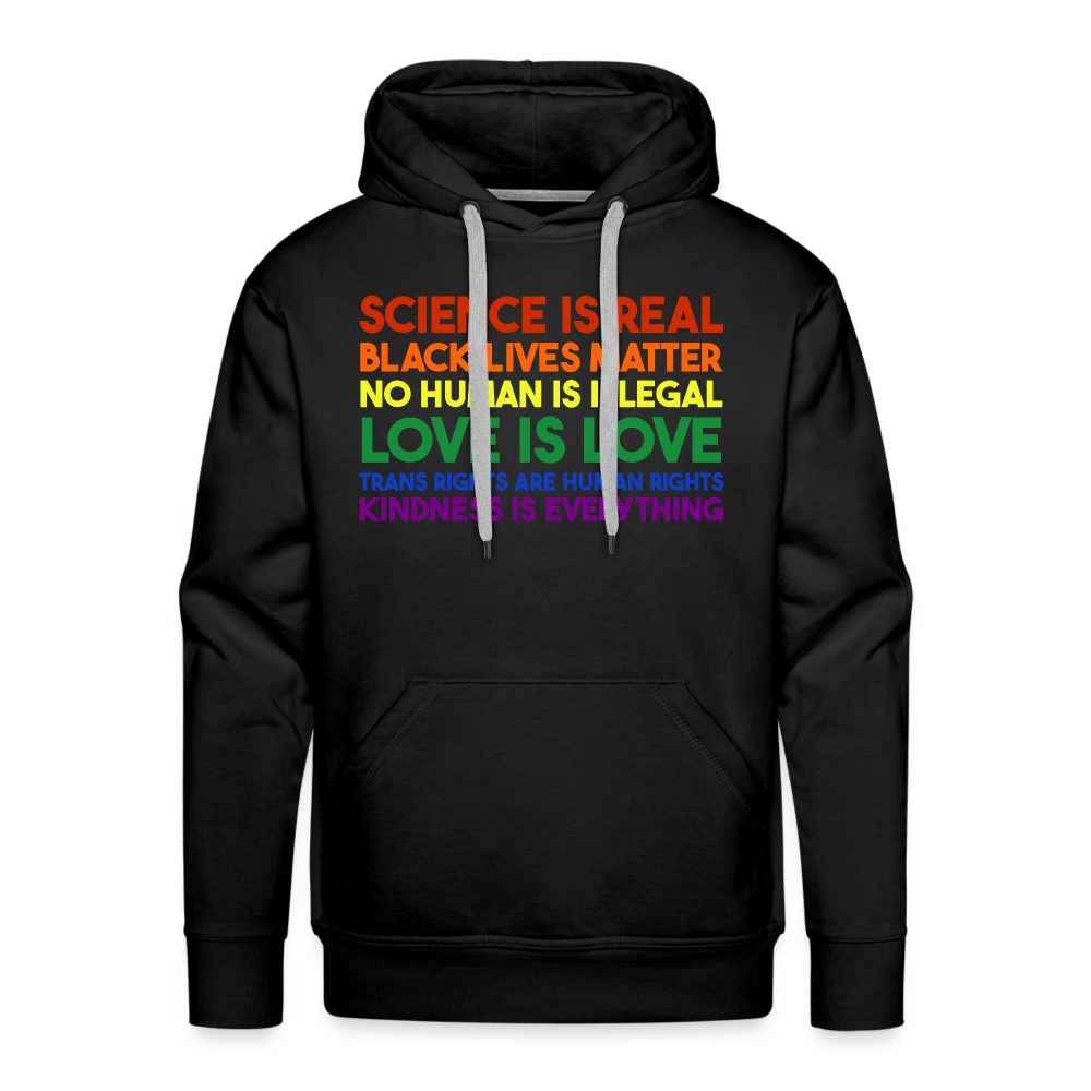 Kindness is Everything "Männer" Hoodie - Schwarz