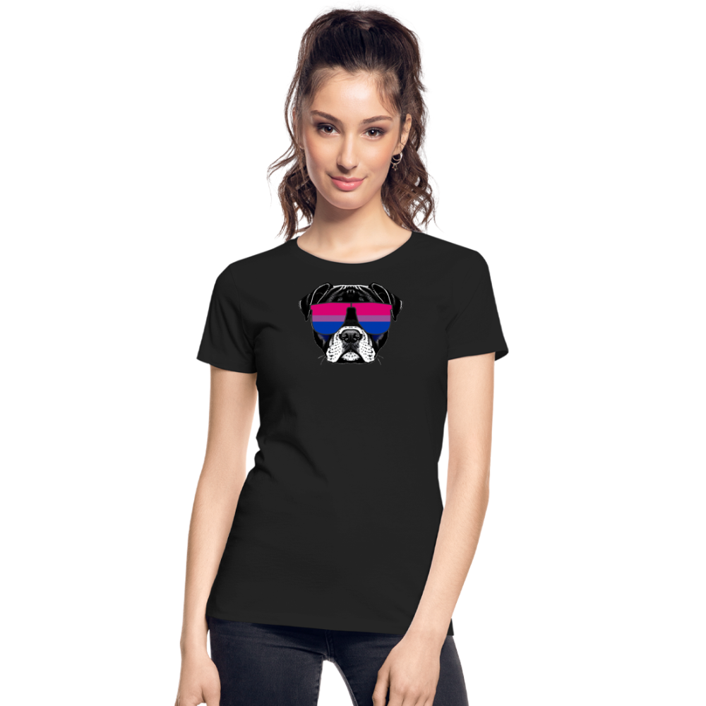 Bisexual Doggo "Frauen" T-Shirt - Schwarz