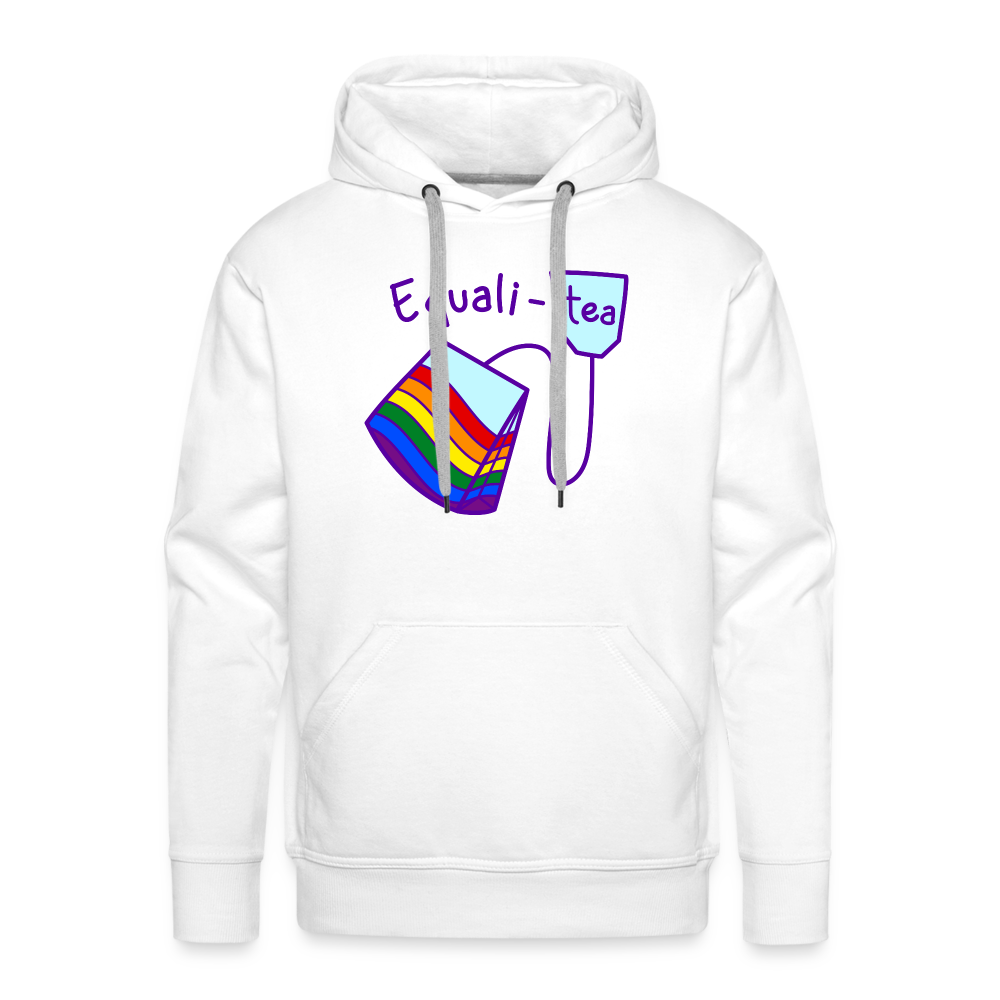 Equalitea "Männer" Hoodie - weiß