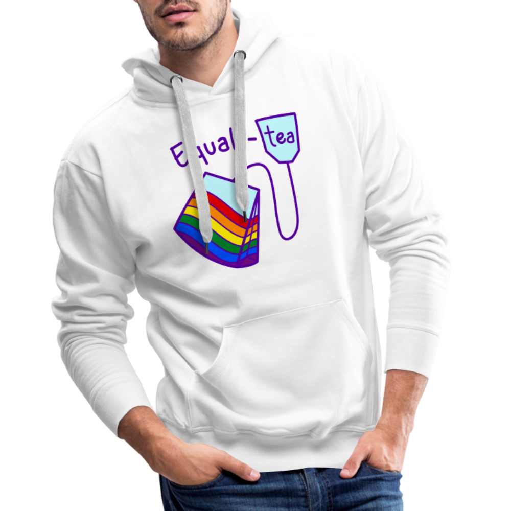 Equalitea "Männer" Hoodie - weiß