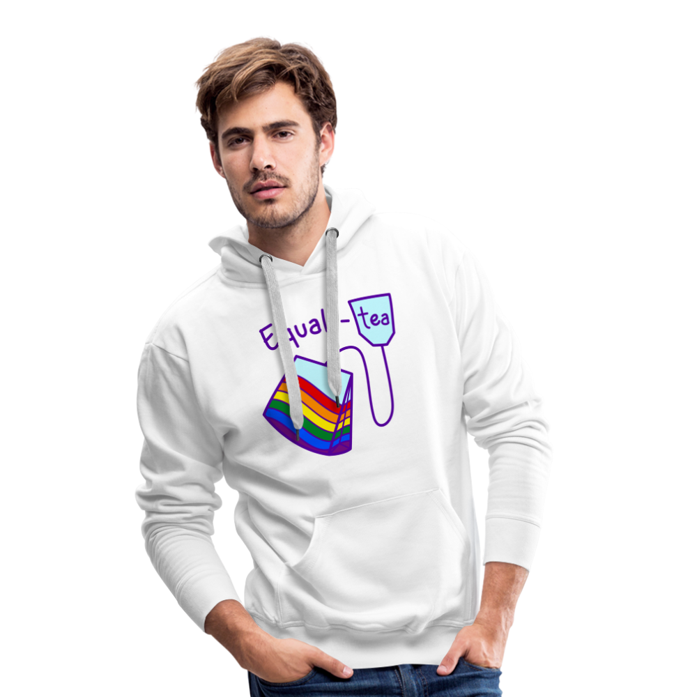 Equalitea "Männer" Hoodie - weiß