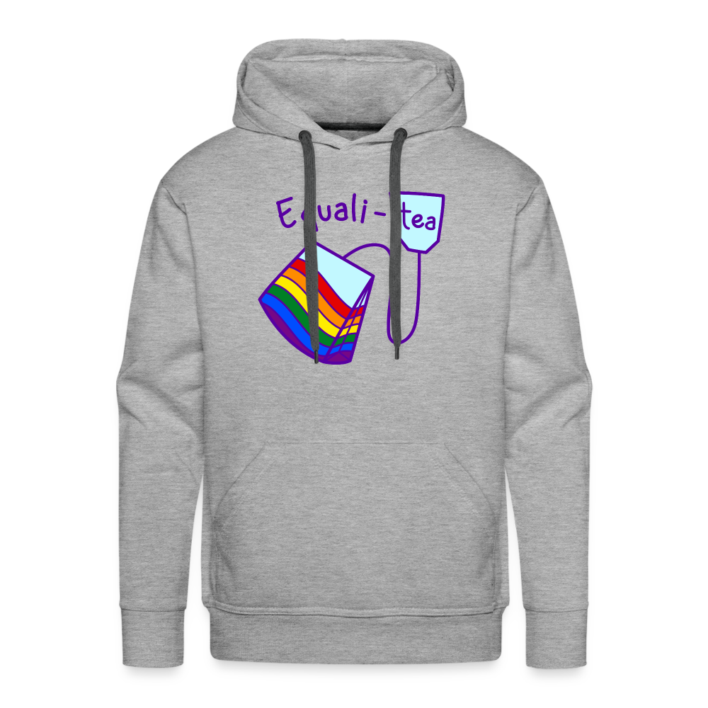 Equalitea "Männer" Hoodie - Grau meliert