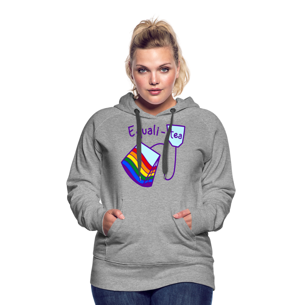 Equalitea "Frauen" Hoodie - Grau meliert