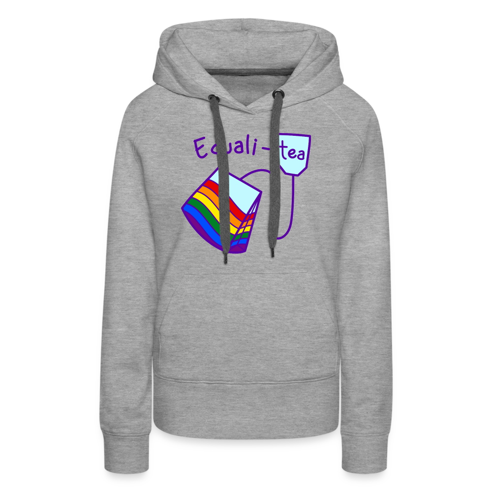 Equalitea "Frauen" Hoodie - Grau meliert