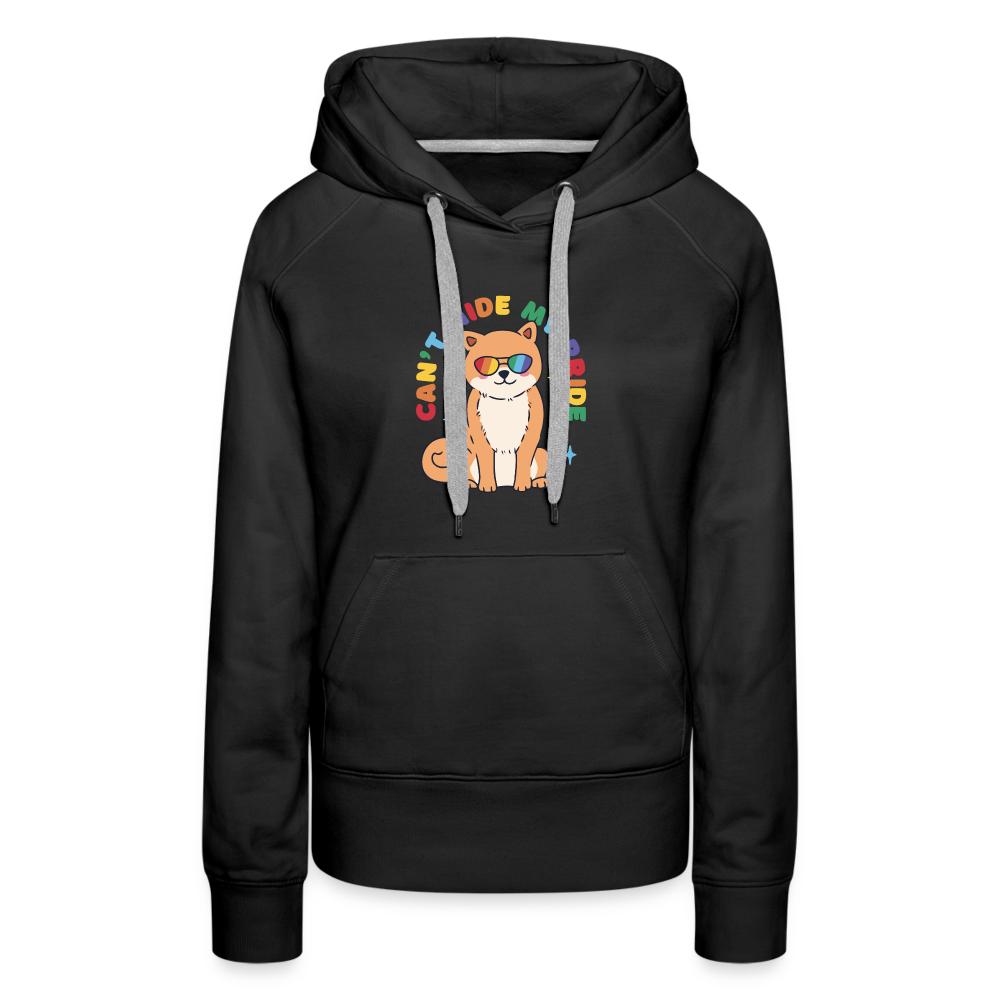 Can't Hide my Pride Doggo "Frauen" Hoodie - Schwarz