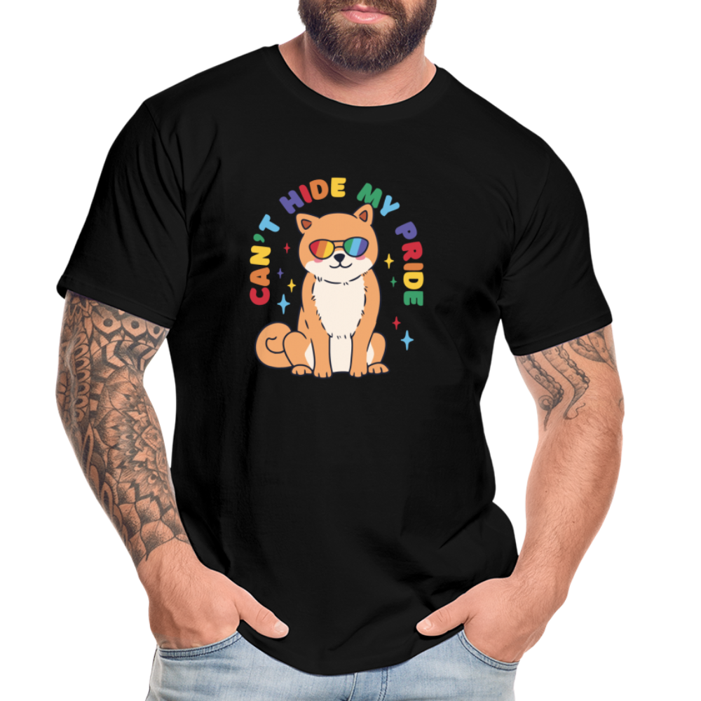 Can't Hide my Pride Doggo "Männer" T-Shirt - Schwarz