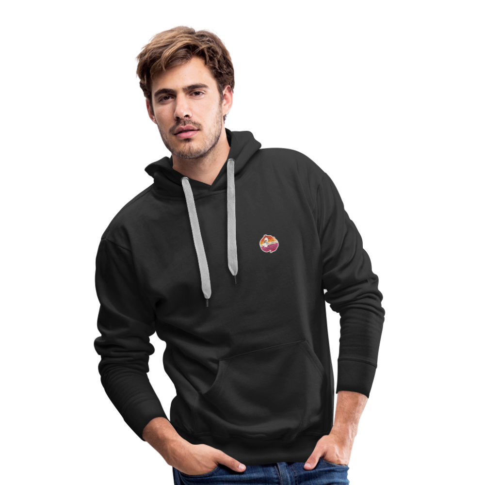 Lesbische Bieber "Männer" Hoodie - Schwarz