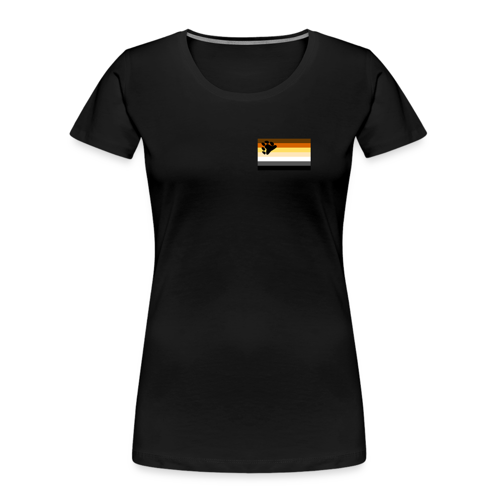 Bären Flagge "Frauen" T-Shirt - Schwarz