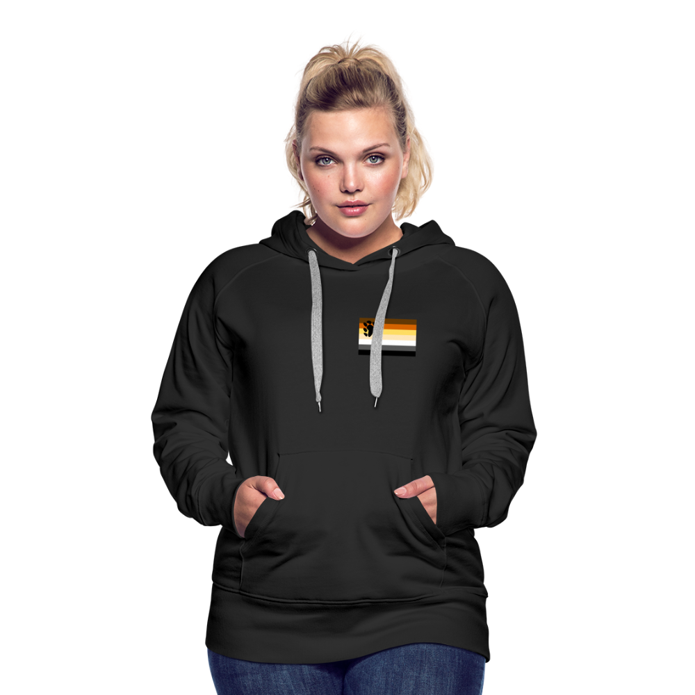 Bären Flagge "Frauen" Hoodie - Schwarz
