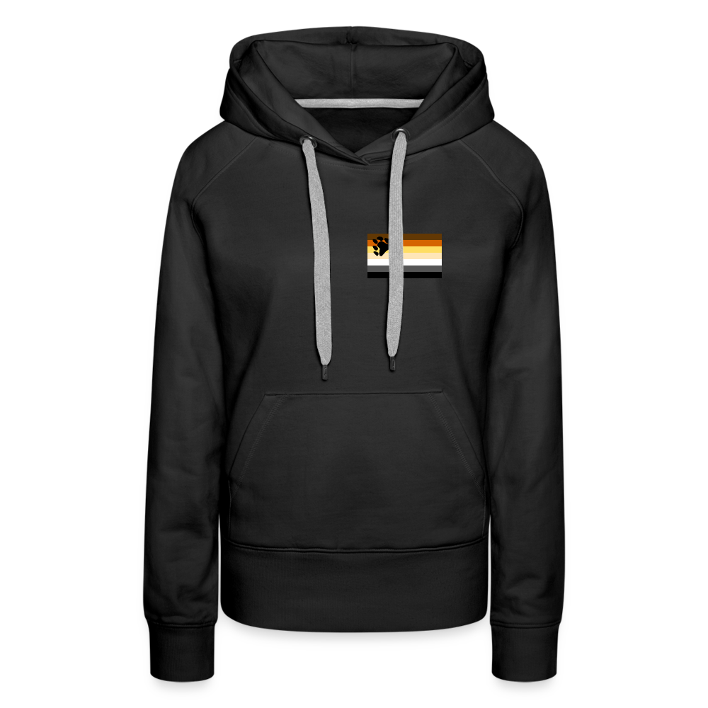 Bären Flagge "Frauen" Hoodie - Schwarz