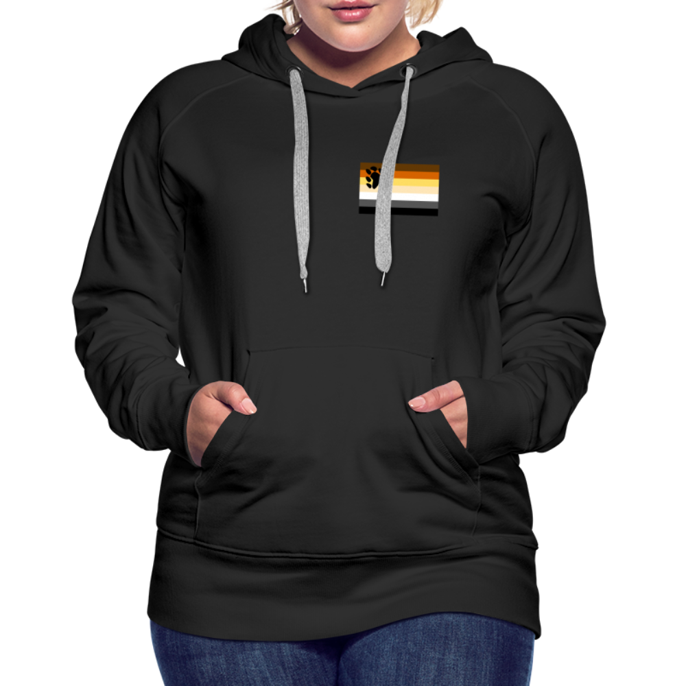 Bären Flagge "Frauen" Hoodie - Schwarz