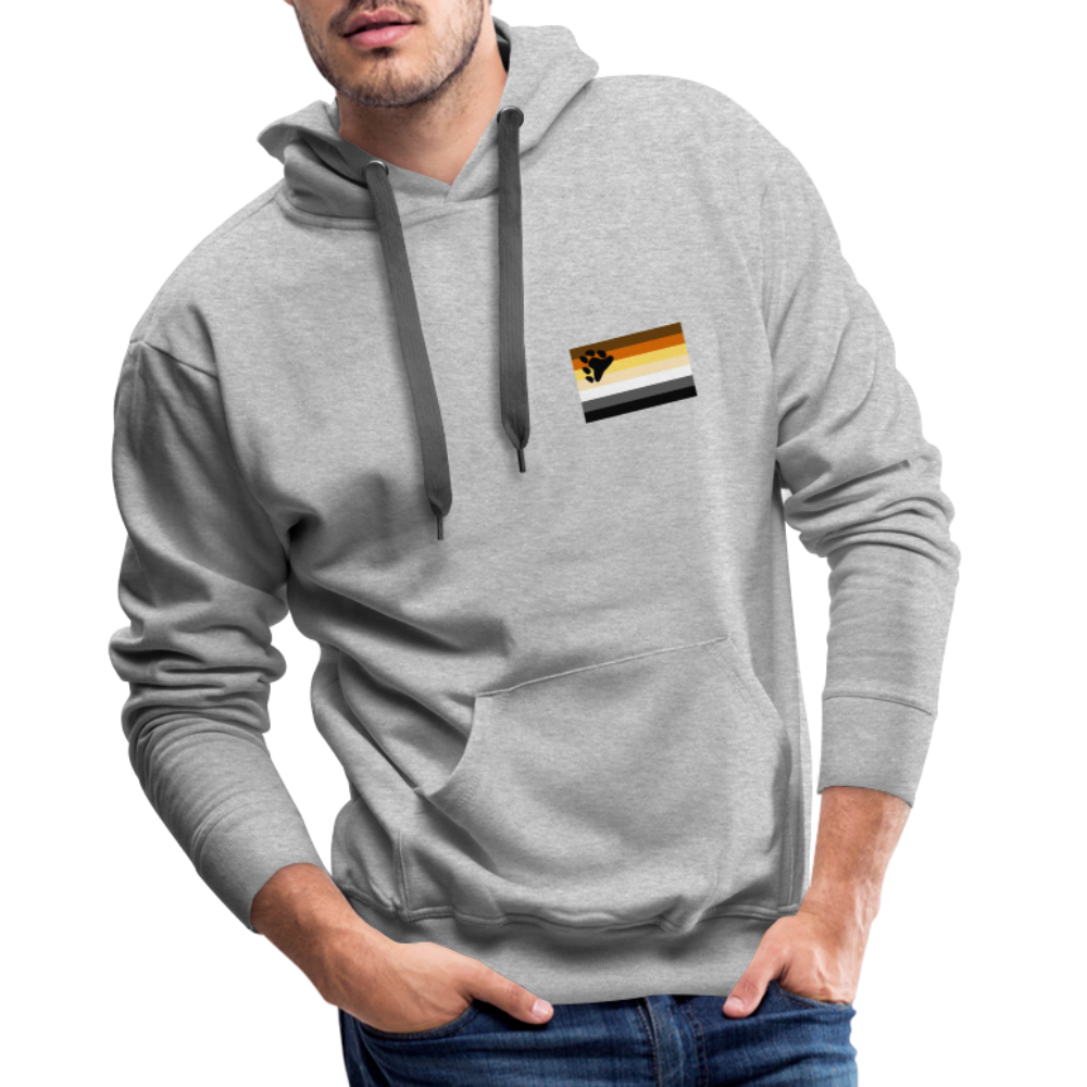 Bären Flagge "Männer" Hoodie - Grau meliert