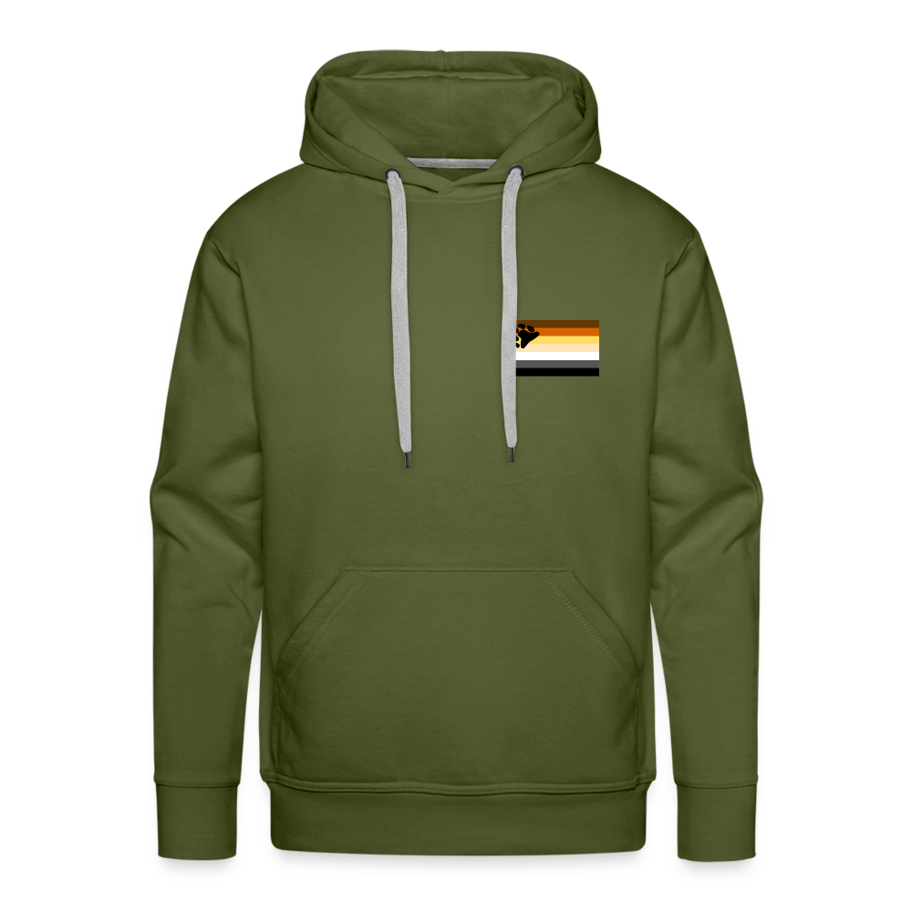 Bären Flagge "Männer" Hoodie - Olivgrün