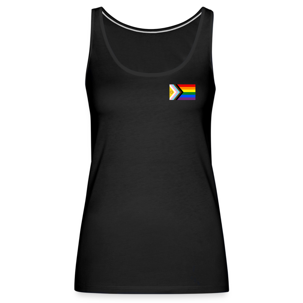 Intersex Inclusive Progress Pride Flag "Frauen" Tank Top - Schwarz