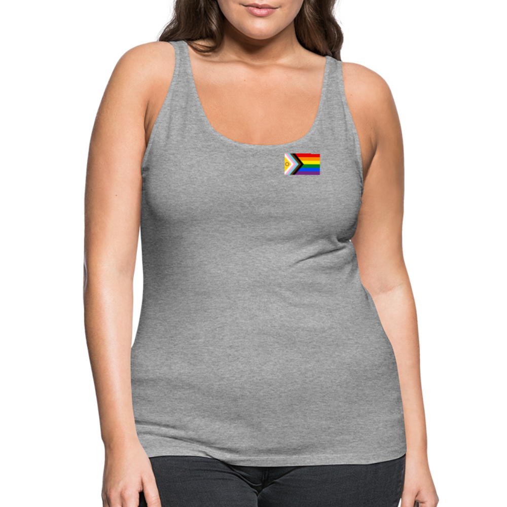 Intersex Inclusive Progress Pride Flag "Frauen" Tank Top - Grau meliert