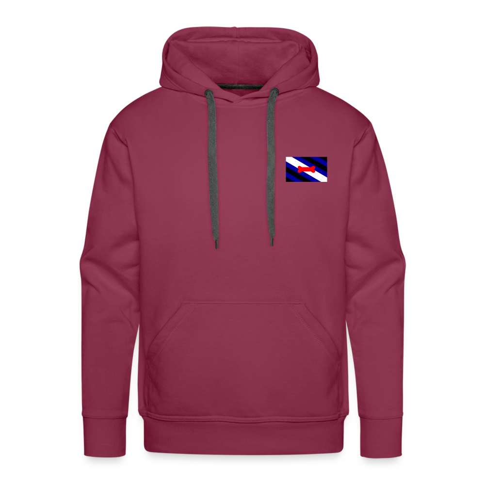 Pupplay Pride Flag "Männer" Hoodie - Bordeaux