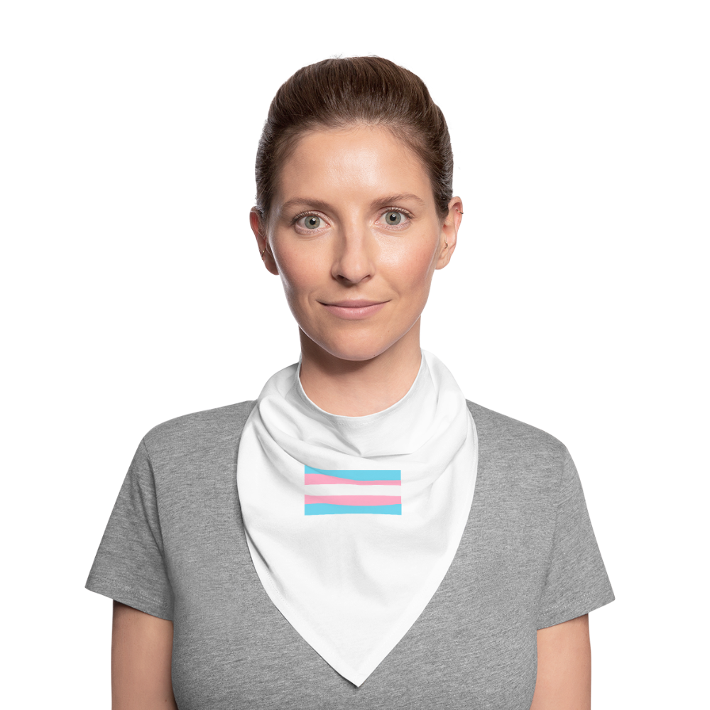 Trans Pride Flag Bandana - weiß