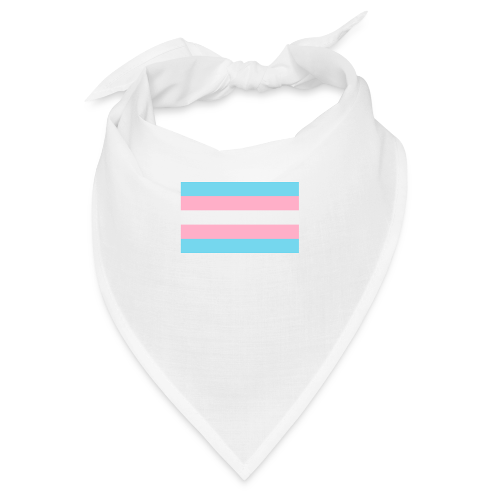 Trans Pride Flag Bandana - weiß