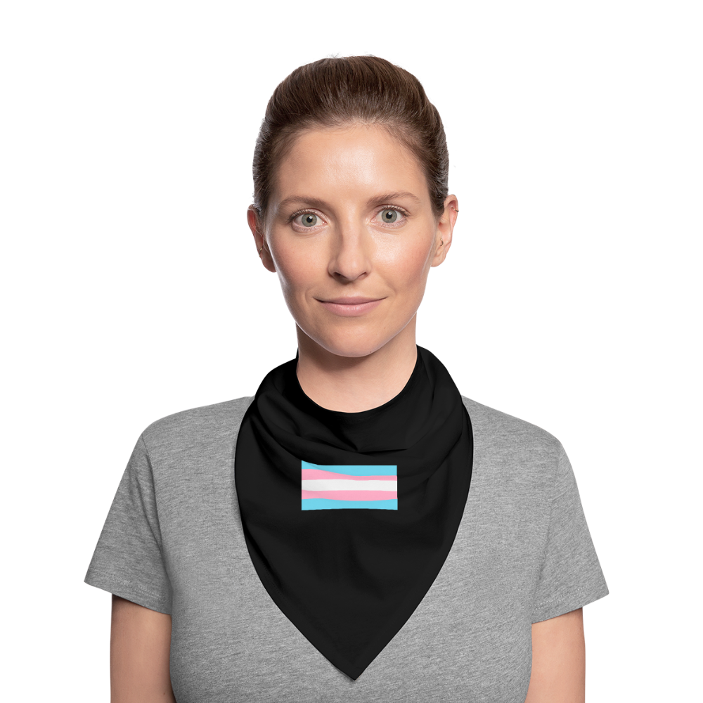 Trans Pride Flag Bandana - Schwarz