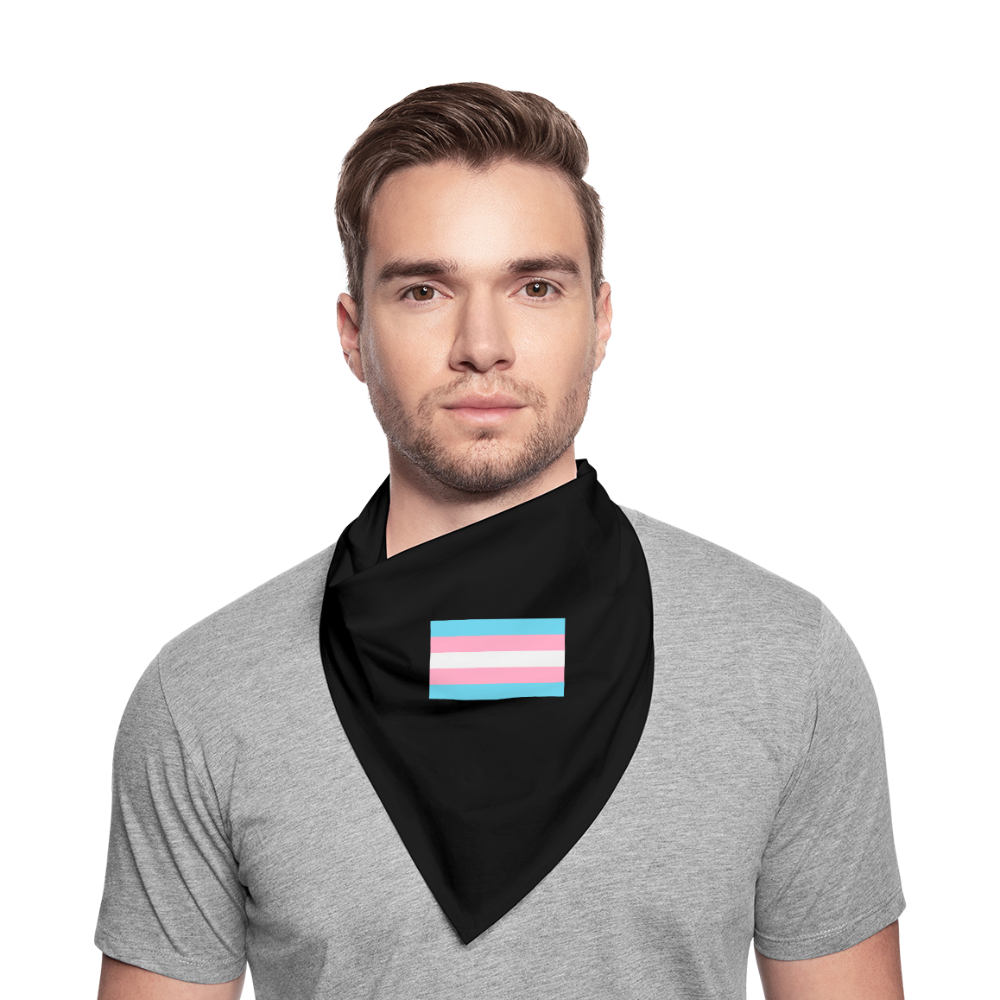 Trans Pride Flag Bandana - Schwarz