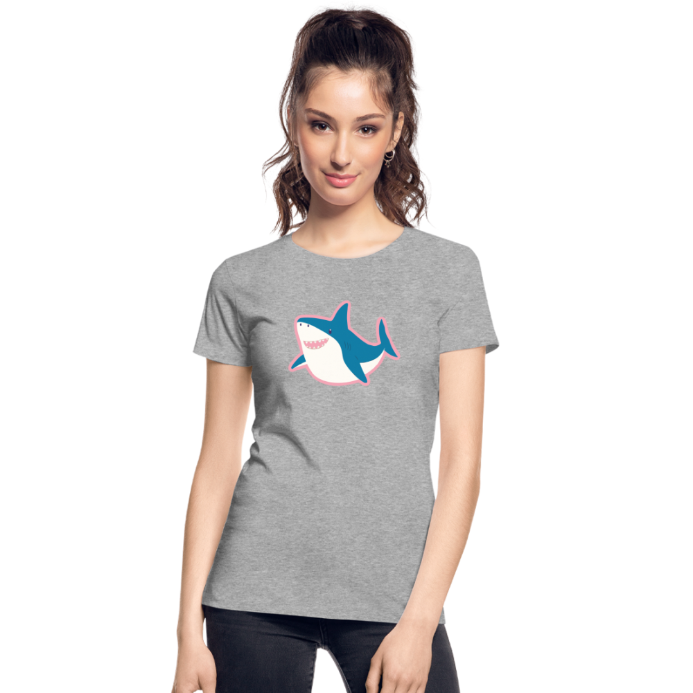 Trans Hai "Frauen" T-Shirt - Grau meliert