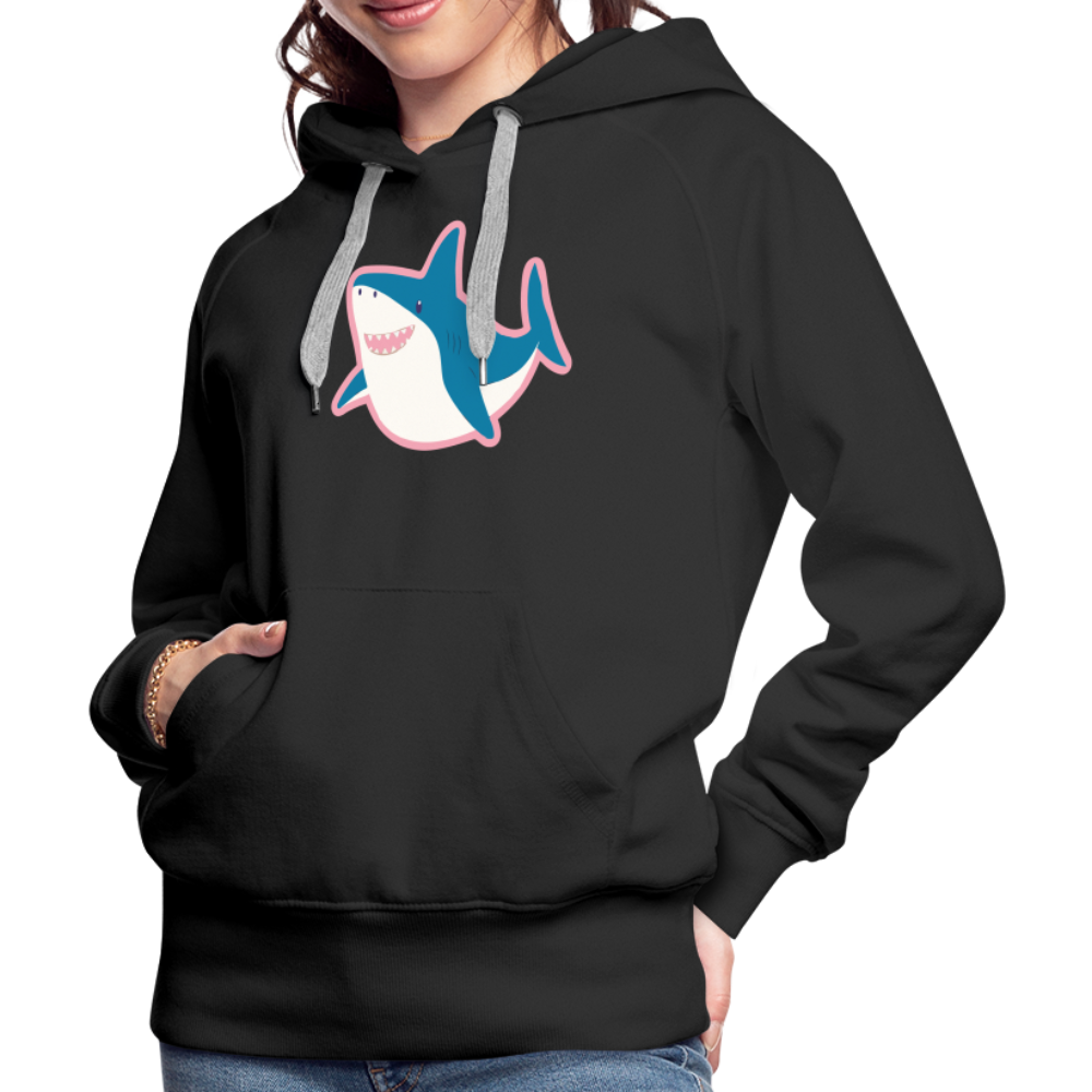 Trans Hai "Frauen" Hoodie - Schwarz