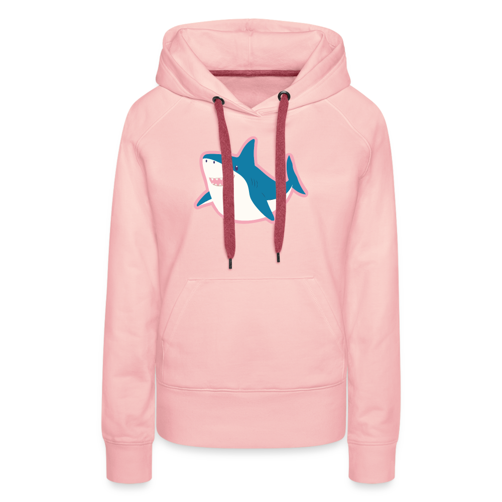 Trans Hai "Frauen" Hoodie - Kristallrosa